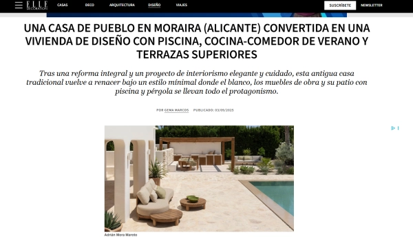 ELLE DECOR - Casa Cuablanc