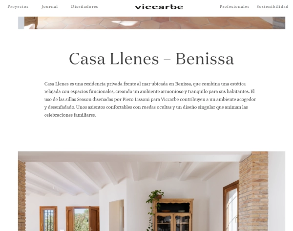 MAGAZINE VICCARBE - Casa Llenes