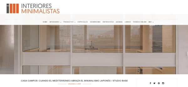 INTERIORES MINIMALISTAS - Casa Campos
