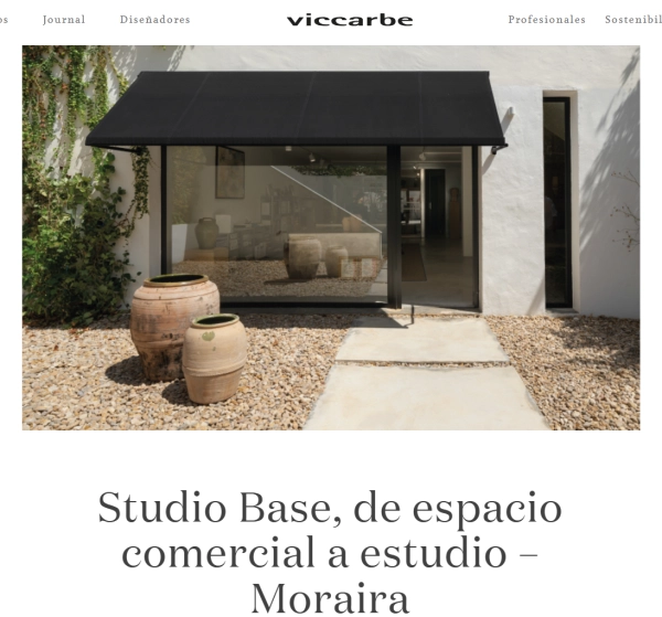 MAGAZINE VICCARBE - Oficina Studio Base Moraira